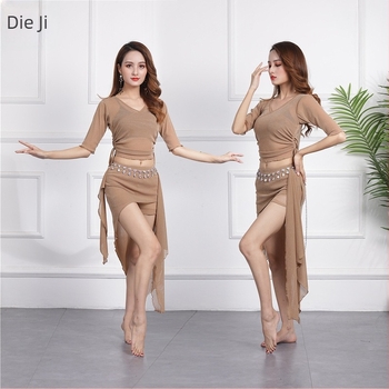 Set de practică pentru dansul burii pentru femei, Brand Butterfly, material plasă cu 55% spandex, conținutul principal al țesăturii 50–70%, Primăvara 2023