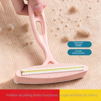 Răzuitor manual pentru haine — paltoane și pulovere, portabil, dublă utilizare, corp din polipropilenă