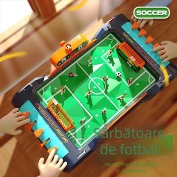 Joc de fotbal pe masă pentru doi – jucărie educativă interactivă pentru coordonarea mână-ochi și interacțiune părinte-copil, plastic