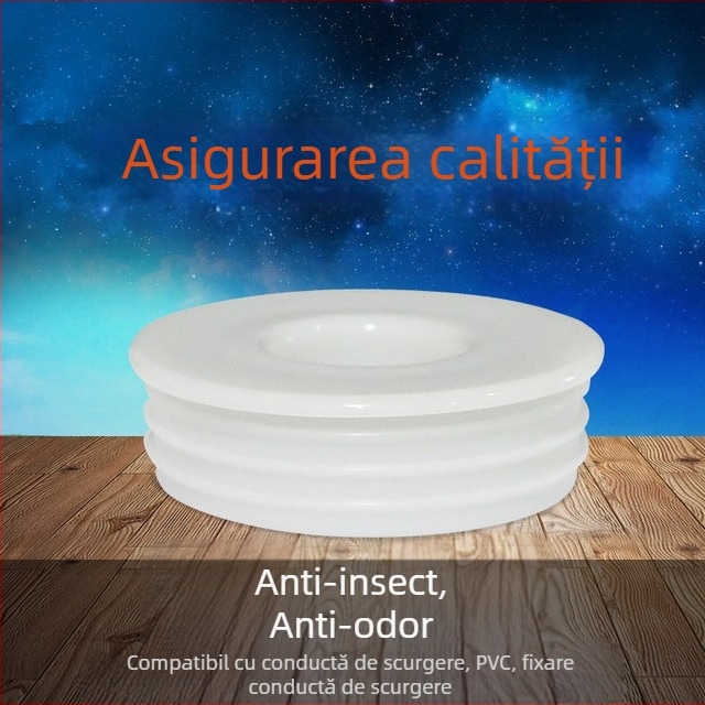 Inel silicon anti miros pentru conductele de scurgere ale bucătăriei și a mașinii de spălat | Anti insecte | Brand Madloog/Medilong | Montaj | Etichetare privată disponibilă