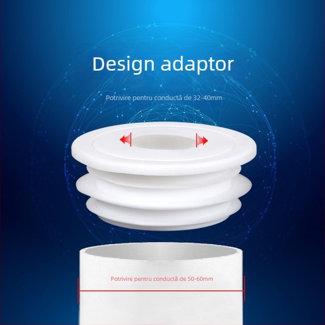 Inel silicon anti miros pentru conductele de scurgere ale bucătăriei și a mașinii de spălat | Anti insecte | Brand Madloog/Medilong | Montaj | Etichetare privată disponibilă