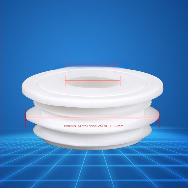 Inel silicon anti miros pentru conductele de scurgere ale bucătăriei și a mașinii de spălat | Anti insecte | Brand Madloog/Medilong | Montaj | Etichetare privată disponibilă