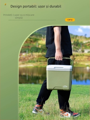 Beiyue cutie izolată pentru pescuit, material PE, capacitate 12-20 L, portabil