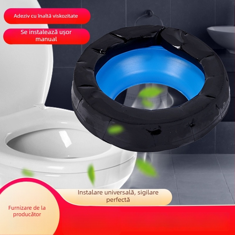 Inel etanșare flanșă toaletă – material PP, vâscozitate mare, anti-odor (accesorii pentru toaletă)