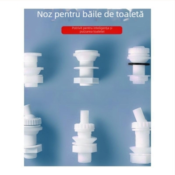 Duș pulsatoriu pentru toaletă cu inel de perie — duză universală pentru spălare (Material: Alt; Stil: Mediu; Metodă de prelucrare: Alt)