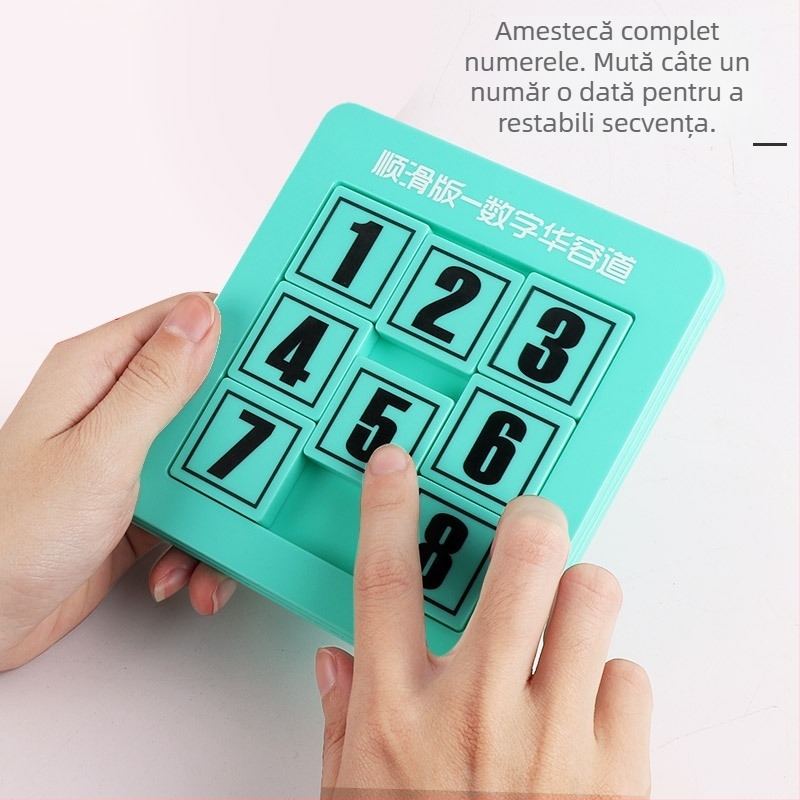 Jucărie educativă pentru copii: tablă de puzzle rotativ cu șah triunghiular, joc interactiv părinte-copil, din plastic, 4–14 ani, dezvoltare cognitivă și motorie