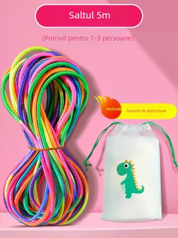 Coardă de sărit cu bandă de cauciuc cu înaltă elasticitate – jucărie pentru fete, cod produs Qz683191502353, origine: China continentală