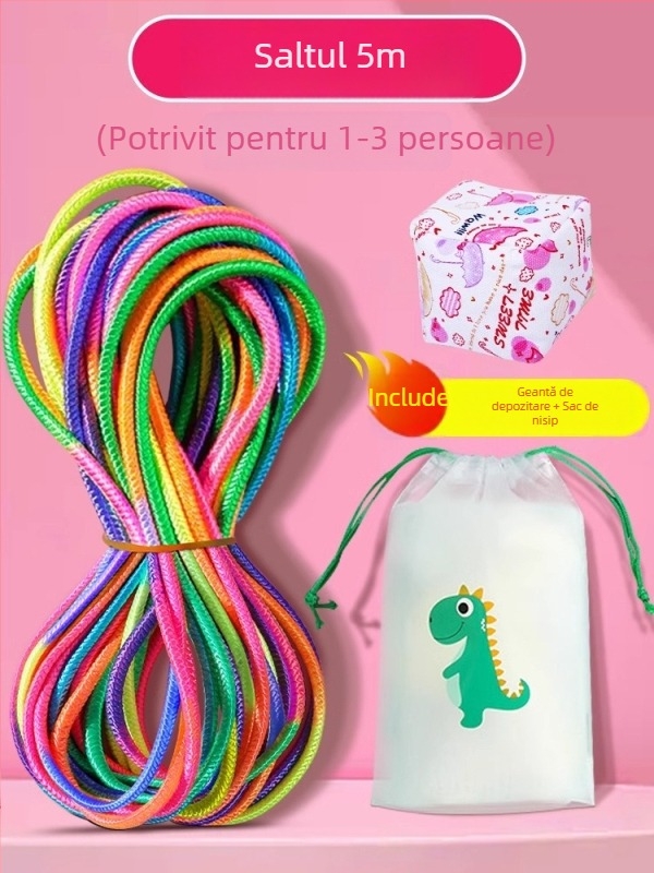 Coardă de sărit cu bandă de cauciuc cu înaltă elasticitate – jucărie pentru fete, cod produs Qz683191502353, origine: China continentală