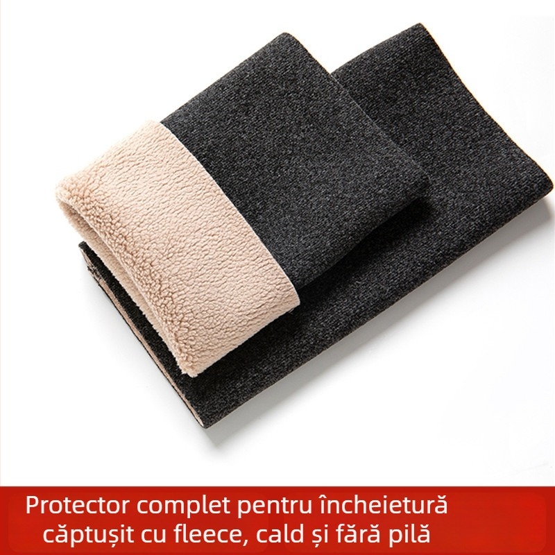 Suport pentru încheietura și cot, căptușit integral cu fleece, cald, protecție articulară, unisex