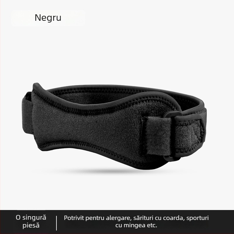 Bandă patelară reglabilă, respirabilă, pentru sporturi în aer liber, antrenament, baschet, protecția genunchilor și absorbția șocurilor