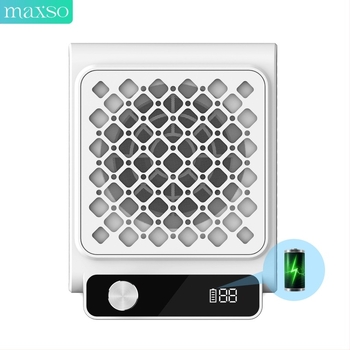 Maxso DC003 Mini aspirator cu baterie, silențios, pentru praf de unghii, curățare în timpul șlefuirii, destinat artei unghiilor