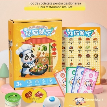Panda Chinese Restaurant – joc de societate pentru copii, simulare management restaurant, învățare matematică, antrenament de concentrare; Material: Alt; Brand: Produse noi; Categoria 3C: Jucării pentru vârsta peste 14 ani; Vârsta potrivită: 0-3 ani; Clasi