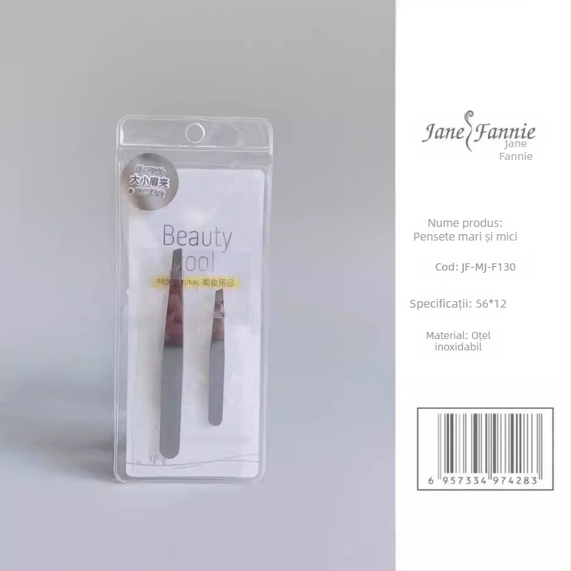 JANPHANIE Clește pentru sprânene, oțel inoxidabil, modelare sprânene