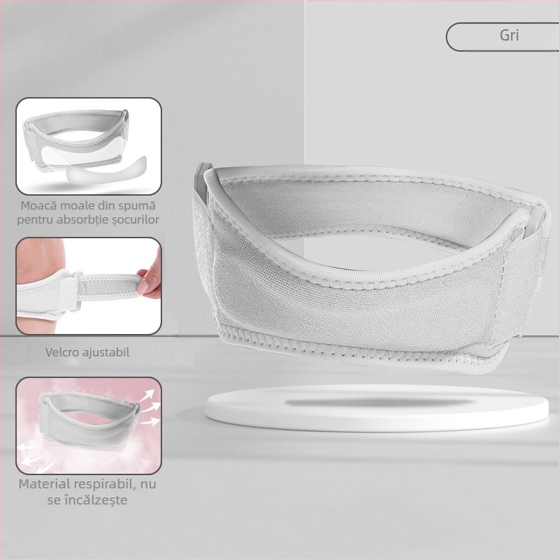 Genunchiere Ricardo, fibră poliesterică, protecție pentru genunchi, pentru alpinism și alergare