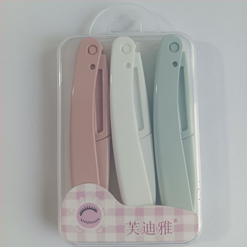 Rasor pentru sprânene – protecție împotriva tăierilor, design pliabil portabil, instrument cosmetic unisex, material PP