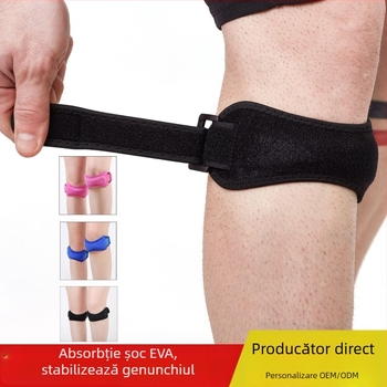 Protecție pentru patelă pentru sporturi în aer liber – bandă respirabilă, cu absorbție a șocurilor, pentru ciclism, alergare și fitness