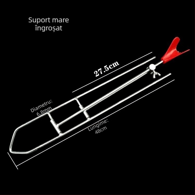 Suport de pescuit marin pentru înfigere în sol – pentru undițe de mână și undițe marine, din fier