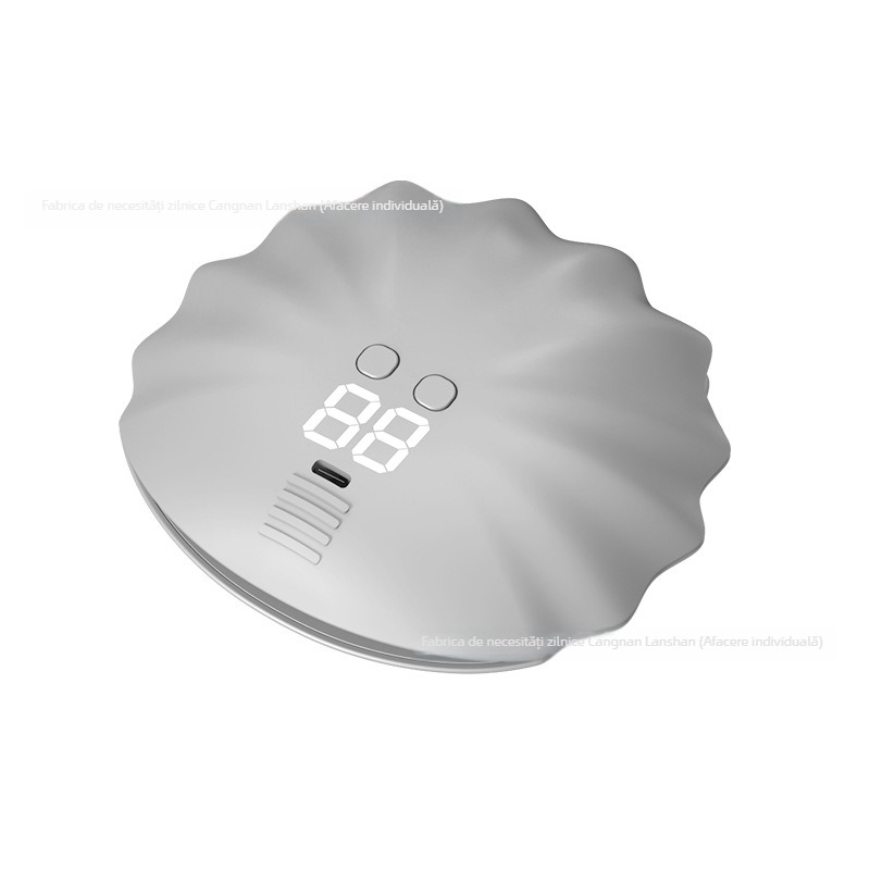 Lampă mini de manichiură pliată, în formă de semilună, pentru terapie cu lumină și uscare rapidă, model -8888; marcă: Altă; tip marcă: marcă internă