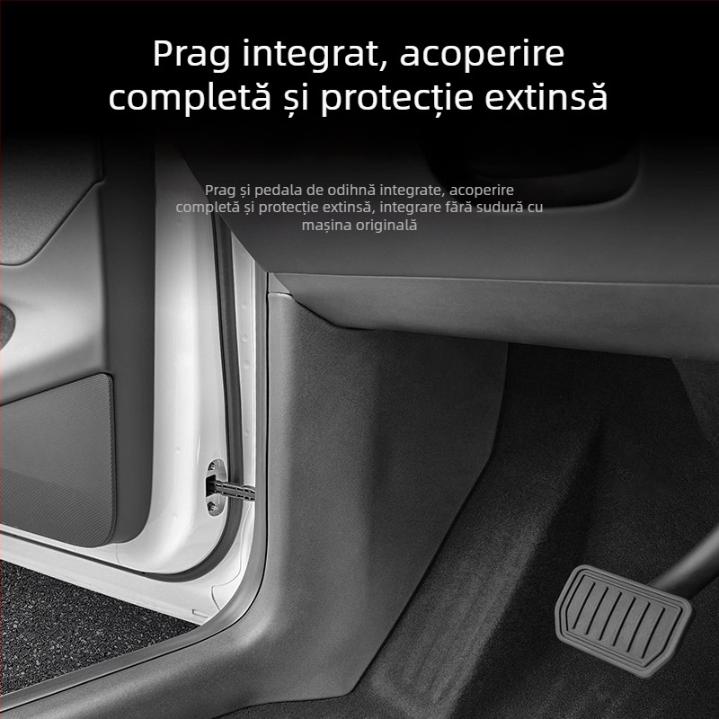 Bandă prag pentru Tesla YL, material PP, montaj adeziv, partea laterală a mașinii