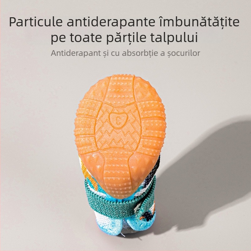 Încălțăminte pentru câini de talie mică; respirabile, antiderapante; potrivire universală; Material: Cauciuc; Origine: Zhejiang
