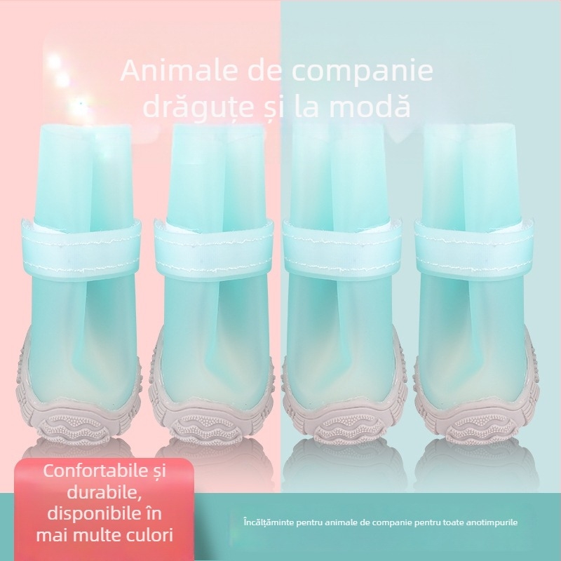 Încălțăminte pentru animale de companie: pantofi PU din poliester pentru câini și rase mici, stil relaxat, decorativi