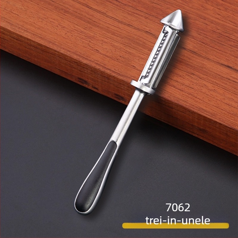 Curățător de fructe și legume din aliaj de zinc, unealtă de bucătărie multifuncțională (Material: aliaj de zinc; Funcție: multifuncțional; Categoria: curățitor)