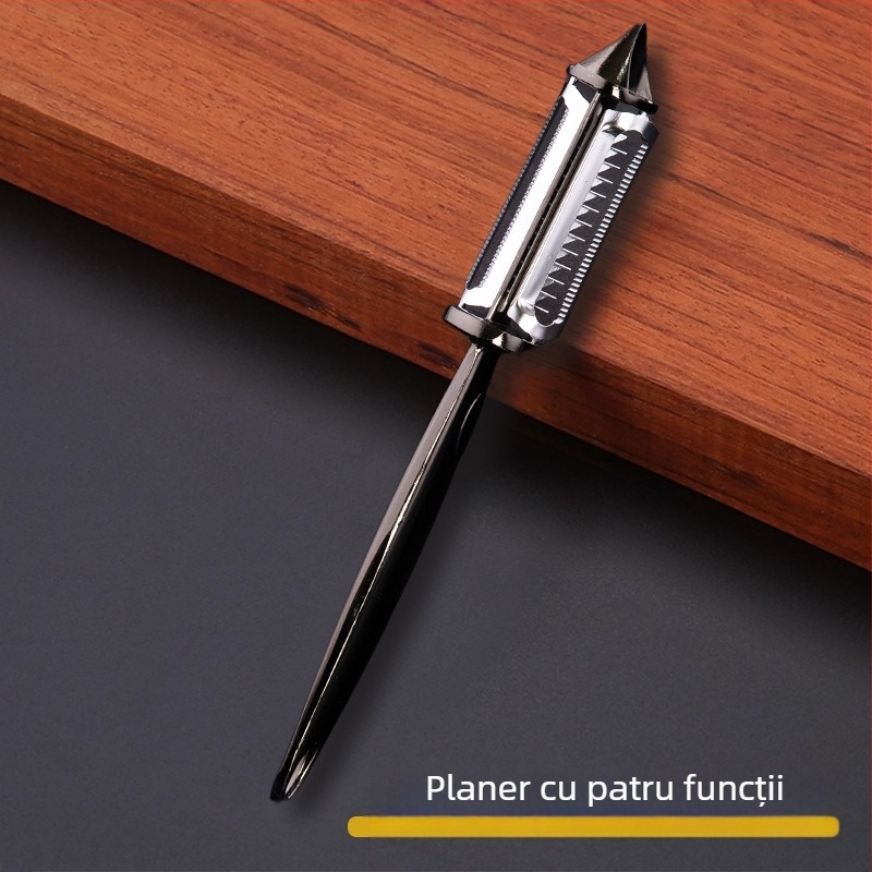 Curățător de fructe și legume din aliaj de zinc, unealtă de bucătărie multifuncțională (Material: aliaj de zinc; Funcție: multifuncțional; Categoria: curățitor)
