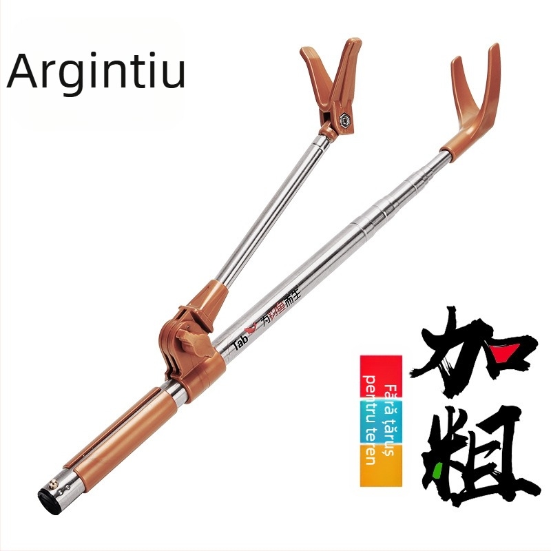 Suport pentru undițe din oțel inoxidabil, cu rotire în mai multe direcții și design pliabil