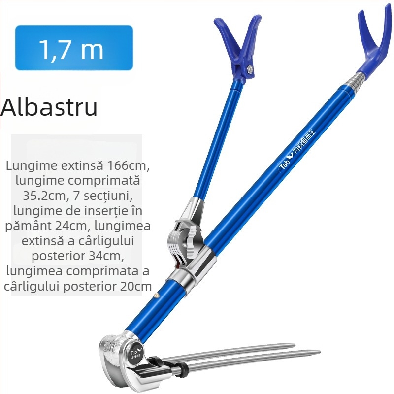 Suport pentru undițe din oțel inoxidabil, cu rotire în mai multe direcții și design pliabil