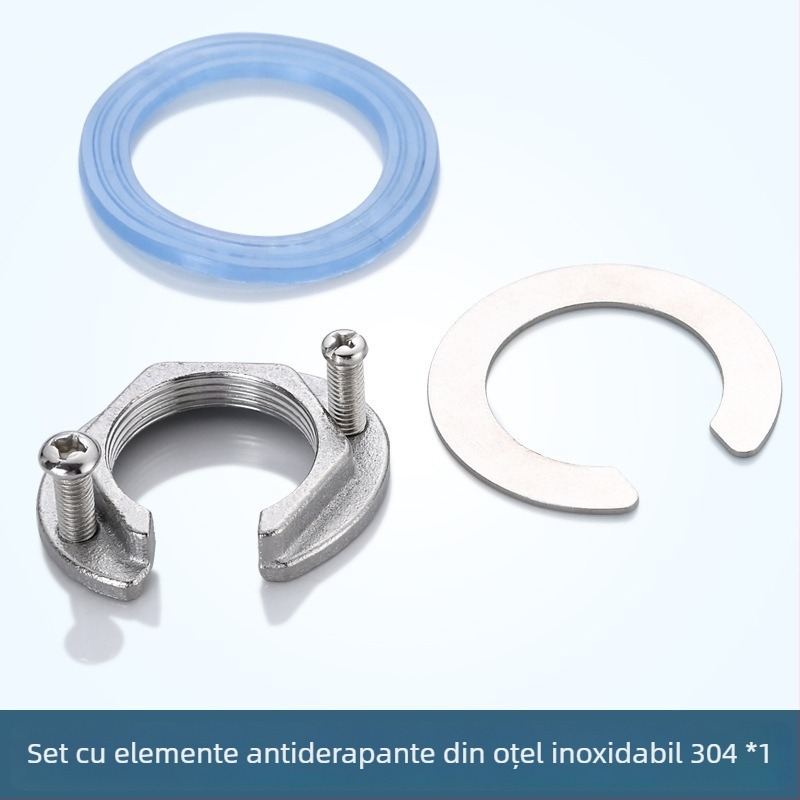 Piuliță anti-slăbire pentru robinet (căldură/rece) – pentru baie și bucătărie | Material: alamă/aluminiu/otel inoxidabil | Mod de utilizare: strângere prin șurub | Stil: modern minimalist