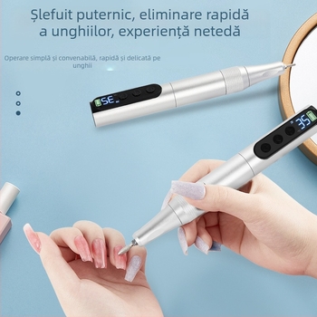 Polizor pentru unghii și instrument de manichiură, dispozitiv electric portabil pentru îndepărtarea pielii moarte, model CD101
