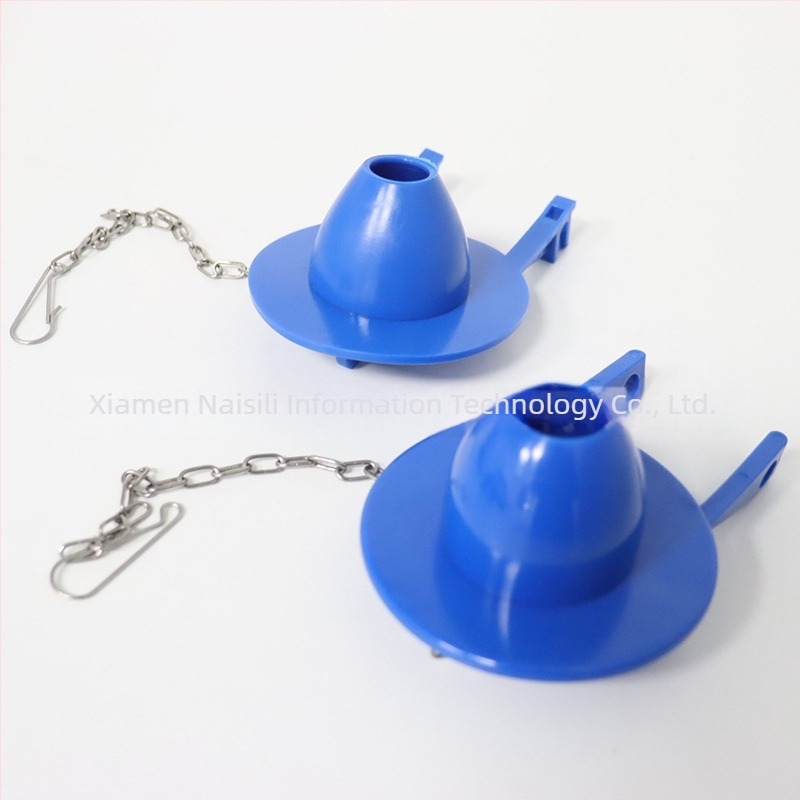 Etanșare capac de toaletă cu dop PVC pentru supapa de scurgere, montaj manual, turnare prin injecție