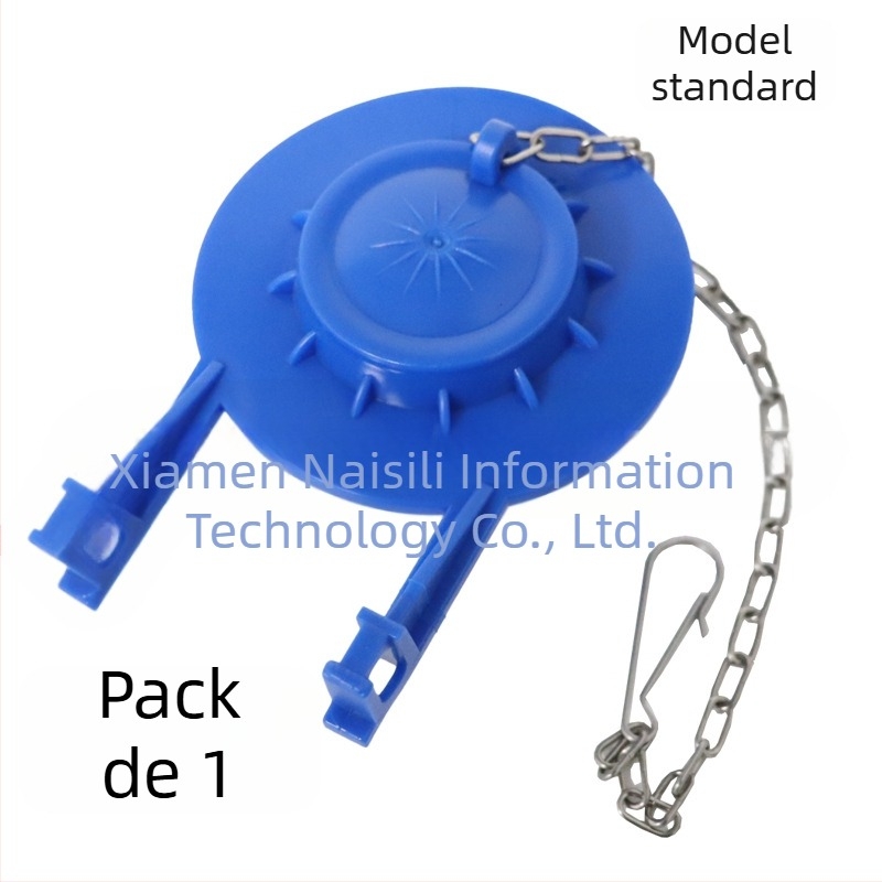 Etanșare capac de toaletă cu dop PVC pentru supapa de scurgere, montaj manual, turnare prin injecție