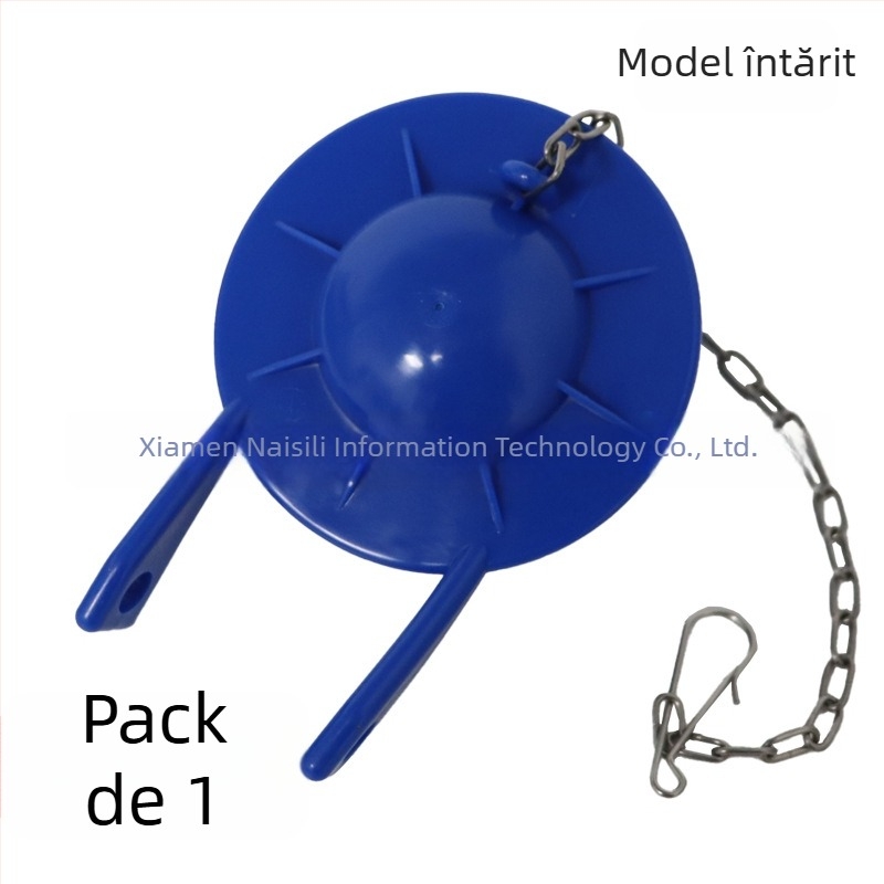 Etanșare capac de toaletă cu dop PVC pentru supapa de scurgere, montaj manual, turnare prin injecție