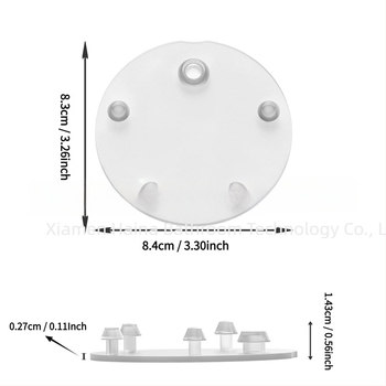 Garnitură etanșă pentru supapa de drenaj a toaletei Vormax, model 7381424-100.0070A, silicon, brand Haina; Accesorii pentru toalete, stil american