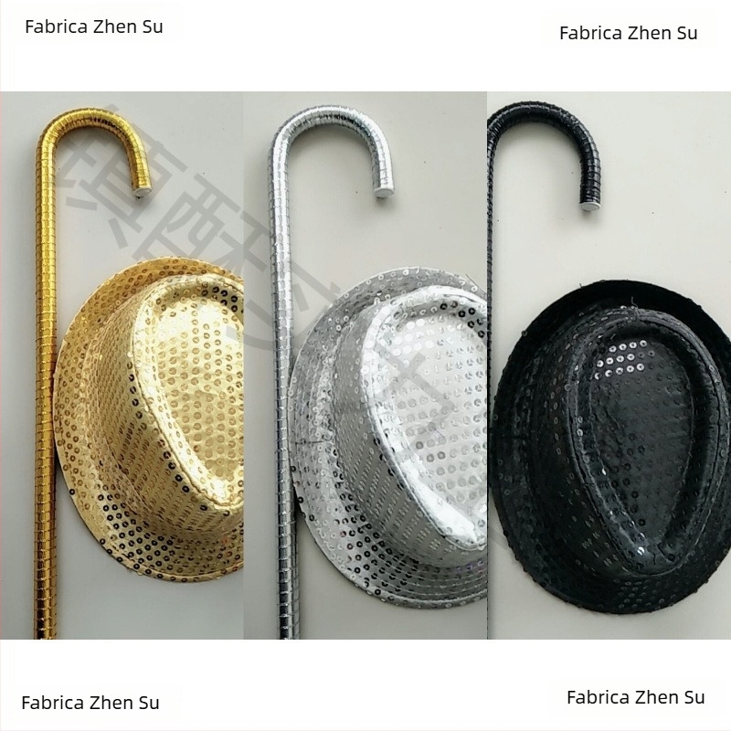 Set paiete dans cu bețe și pălărie – pentru adulți; greutate 1,0 kg; material: altul