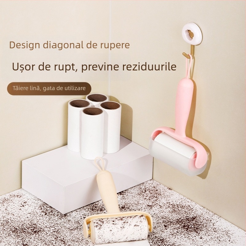 Rulou pentru îndepărtarea părului cu rolă de hârtie înlocuibilă — Xinyou, Stil Modern Simplu, Material: PP+PET+gel de silice+adeziv topit, Categoria: Rulouri pentru îndepărtarea părului, Lansare toamnă 2024