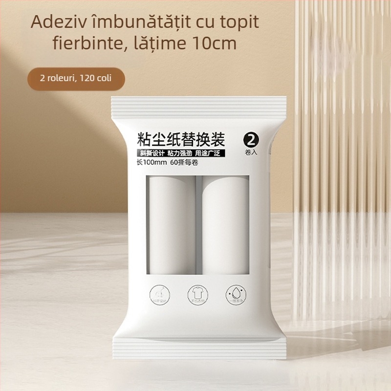 Rulou pentru îndepărtarea părului cu rolă de hârtie înlocuibilă — Xinyou, Stil Modern Simplu, Material: PP+PET+gel de silice+adeziv topit, Categoria: Rulouri pentru îndepărtarea părului, Lansare toamnă 2024