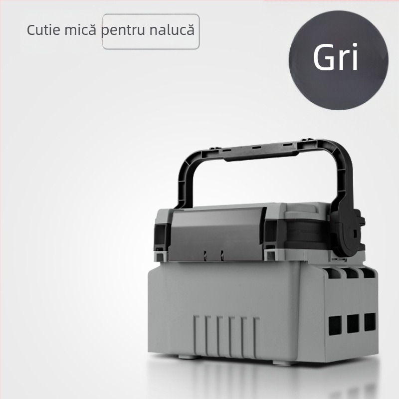 Cutie pentru momeli de pescuit Kangzhen, material PP, 9–12 compartimente