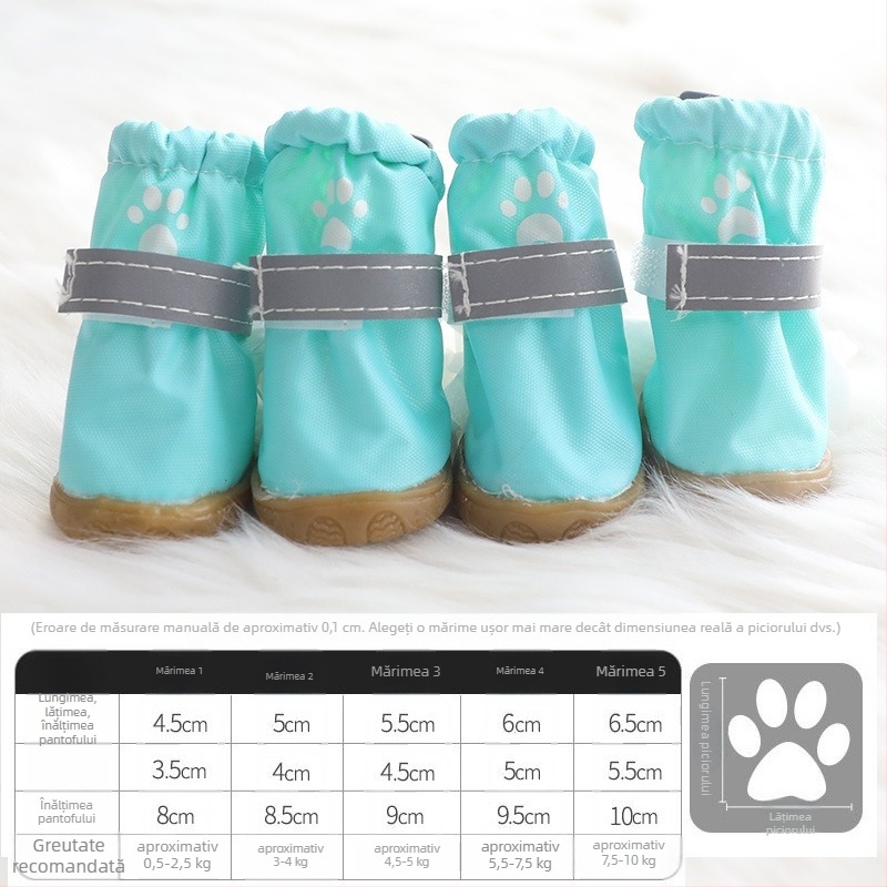 Ghete impermeabile pentru câini – set de 4, pentru câini, stil modern minimalist