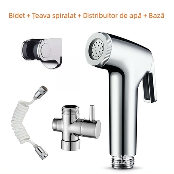 Pistol de pulverizare pentru toaletă, manual, din plastic, turnare prin injecție, marca Yulangyi, pregătit pentru etichetare privată