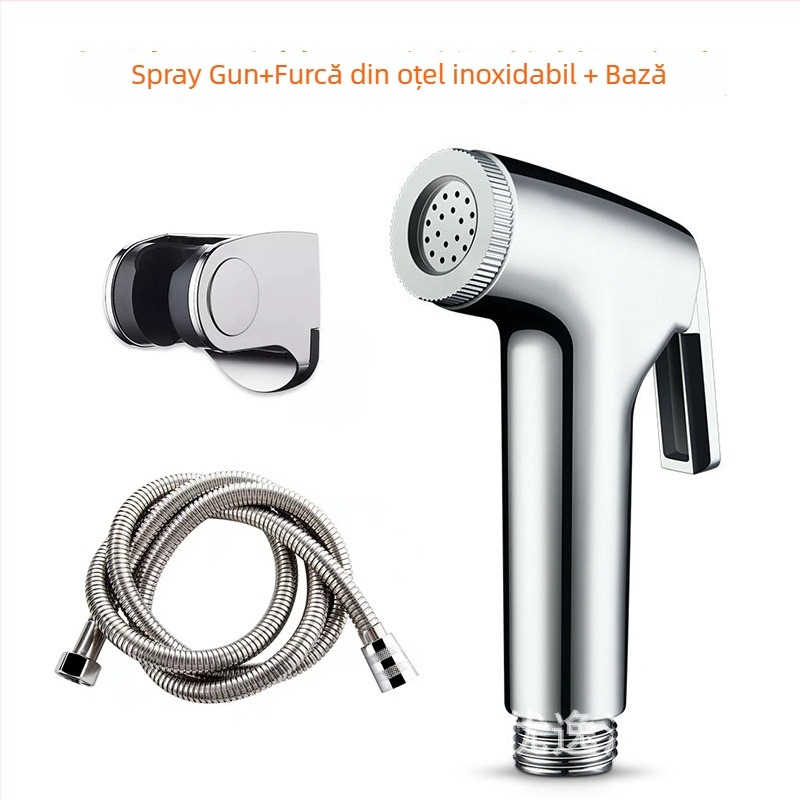 Pistol de pulverizare pentru toaletă, manual, din plastic, turnare prin injecție, marca Yulangyi, pregătit pentru etichetare privată