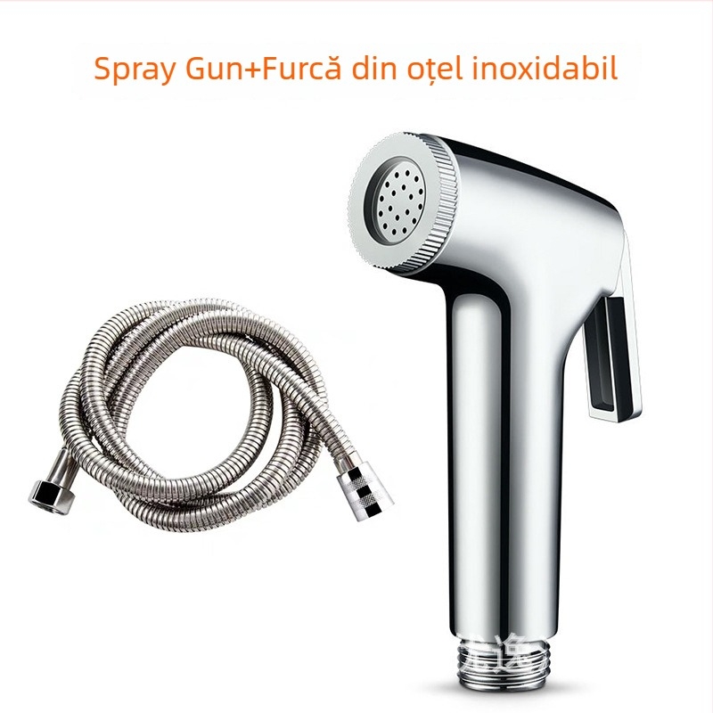 Pistol de pulverizare pentru toaletă, manual, din plastic, turnare prin injecție, marca Yulangyi, pregătit pentru etichetare privată