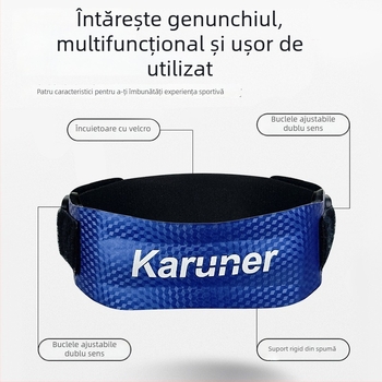 Protecții pentru genunchi Erte cu pernă din burete, material latex, curea reglabilă, absorbție șocuri