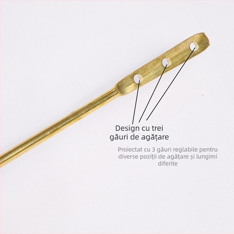Buton rezervor de toaletă cu tijă din cupru-ABS – accesoriu comutator minimalist modern