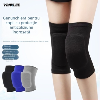 Genunchiere pentru dans și role – protecție anti-coliziune, umplutură din spumă, fibră de poliester, 70 g, pentru dans, rol și fitness
