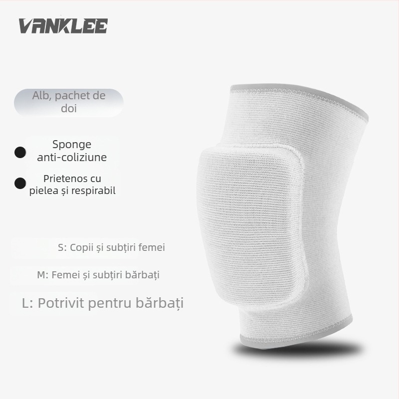 Genunchiere pentru dans și role – protecție anti-coliziune, umplutură din spumă, fibră de poliester, 70 g, pentru dans, rol și fitness