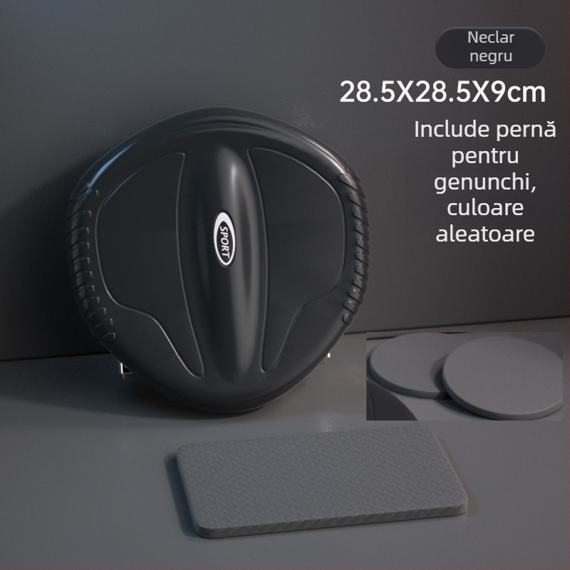 Disk abdominal cu rotiță silențioasă, disc glisant multi-direcțional, Model JFP-B, Greutate 0,6 kg