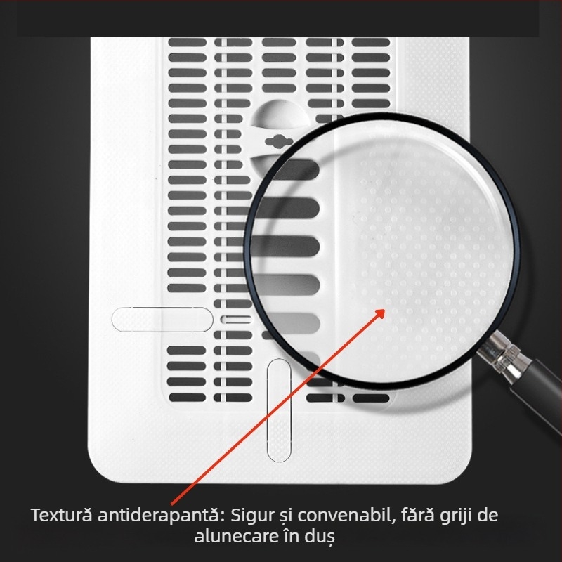 Capac ABS pentru toaletă de tip squat Mojia, stil modern minimalist, model 15, distanța dintre găuri standardă