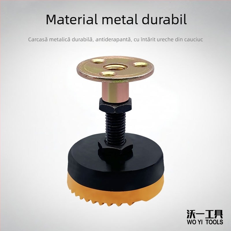 Picioare de mobilier reglabile pe înălțime — oțel carbon, utilizare universală, stil modern minimalist, marcă Woyi Tools